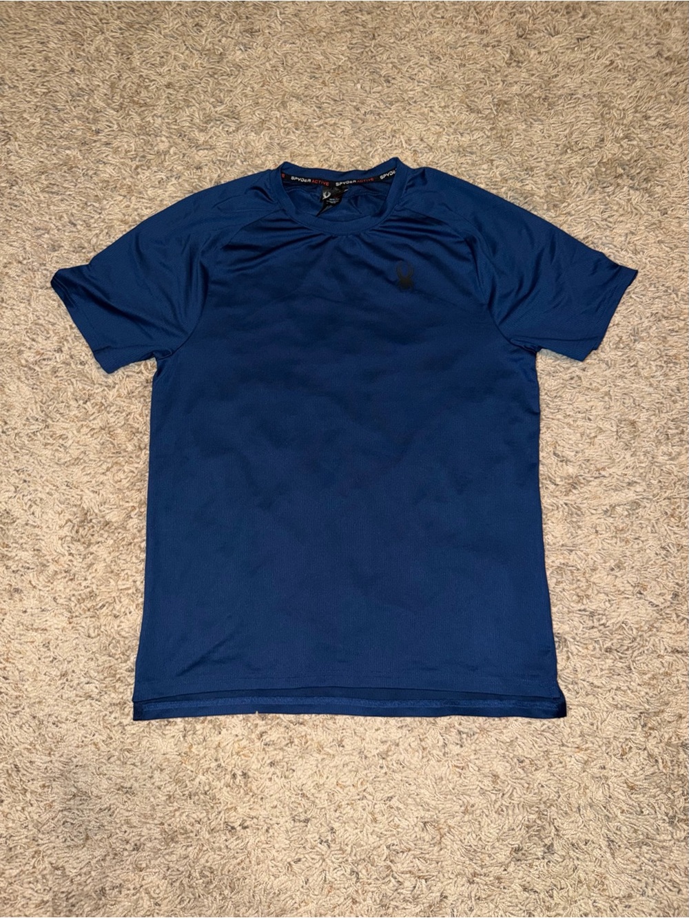 Spyder Men's Short-Sleeve Crew Tee - Navy Blue